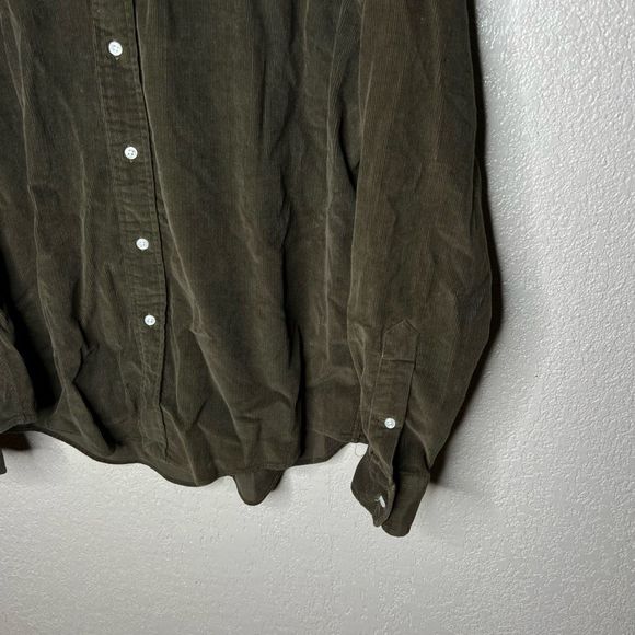 Vintage Polo Ralph Lauren Corduroy Button Down Purple Pony XL - Picture 3 of 5